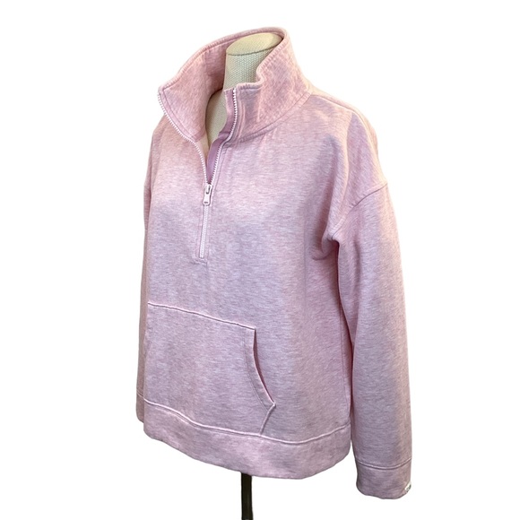 Vineyard Vines 1/2 Zip Pullover Kangaroo Pocket Pink - Picture 5 of 12